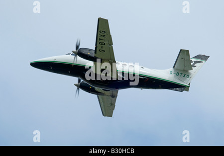 BAe Jetstream 3102 Abreise Inverness Airport Highland Region Schottland nach Stornoway auf den westlichen Inseln Stockfoto