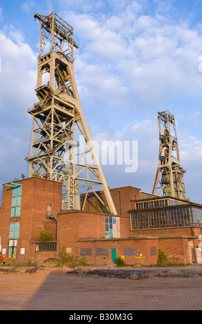 Clipstone Zeche in den Prozess der am Clipstone Nottinghamshire England UK EU abgerissen werden Stockfoto