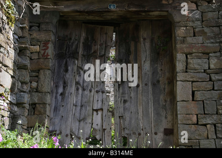 Griechenland-Epirus-Zagororia-Mikro-Papigko Dörfer im Nationalpark Vikos Aoos Stockfoto