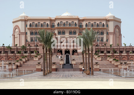 Das Kempinski Emirates Palace Hotel in Abu Dhabi, Vereinigte Arabische Emirate Stockfoto