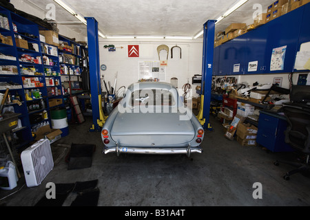 Rückansicht des Morgan-Sportwagen Stockfoto