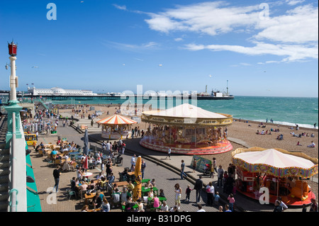 Brighton Beach, Pier, South Coast, England, UK Stockfoto