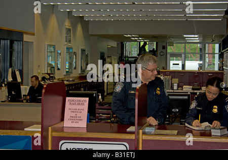 Port Of Entry Sumas Washington. Stockfoto