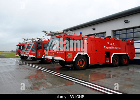 Neuen Heathrow Flughafen Feuerwache, London, England, UK Stockfoto