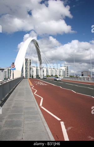 Die Glasgow-Arc ist Glasgows neueste Übergang über den Clyde Stockfoto