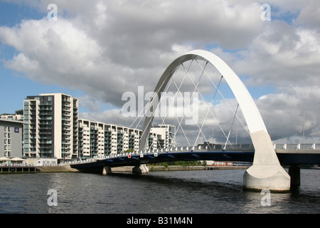 Die Glasgow-Arc ist Glasgows neueste Übergang über den Clyde Stockfoto