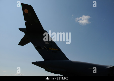 Heckteil der Luftwaffe Lockheed C-5 Galaxy Stockfoto