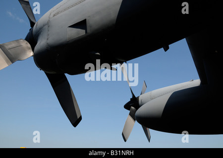 Bell-Boeing v-22 Osprey Hubschrauber an der Rochester International Airshow. Stockfoto