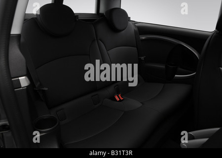 2008 Mini Cooper Clubman S in Silber - hintere Sitze Stockfoto