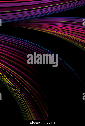 Regenbogen inspirierte abstrakten farbigen Hintergrund mit Textfreiraum Stockfoto