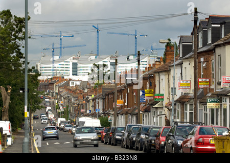 University Hospital Birmingham UHB NHS Foundation Trust betreibt die Queen Elizabeth und Selly Eiche Krankenhäuser im Bau. Stockfoto