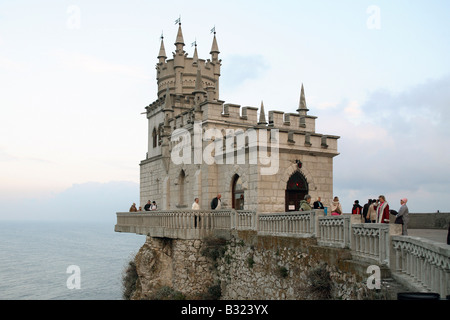 Die Schwalben Nest Burg Livadia, Ukraine Stockfoto