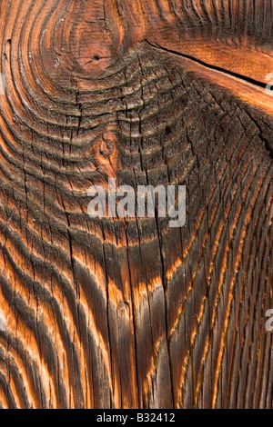 Holzhintergrund, Delchevo Dorf, Holzscheune, Balkan, Bulgarien Stockfoto