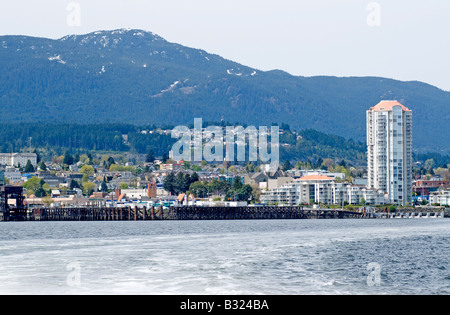 Nanaimo Meer Stadt auf der Ostseite von Vancouver Island, entlang der Straße von Georgia British Columbia Kanada Stockfoto