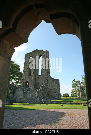 Der English Heritage Site der Ruinen von Croxden Abbey in Croxden zwischen Cheadle und Uttoxeter Staffordshire Stockfoto