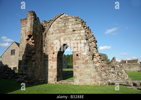 Der English Heritage Site der Ruinen von Croxden Abbey in Croxden zwischen Cheadle und Uttoxeter Staffordshire Stockfoto