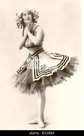 Foto von russischen Ballerina Anna Pavlova Stockfoto