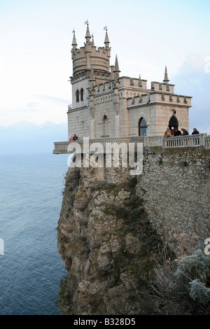 Die Schwalben Nest Burg Livadia, Ukraine Stockfoto