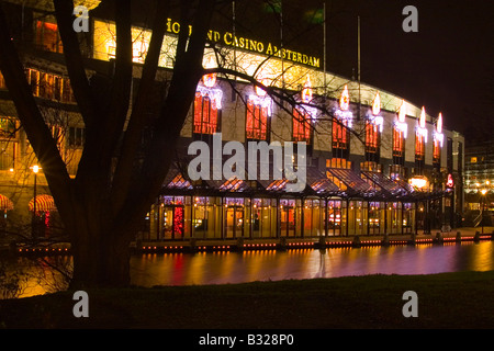 Holland Casino Amsterdam in der Nähe von Leidseplein und Vondelpark Stockfoto