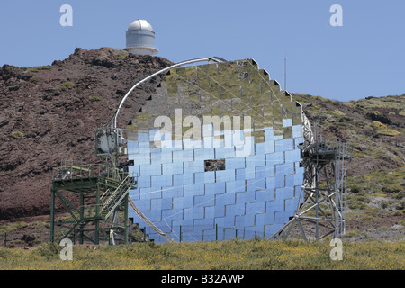 Die Astrophysik-Labor auf dem Roque de Los Muchachos 2396 m über dem Meeresspiegel auf La Palma-Kanarische Inseln-Spanien Stockfoto