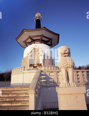 Friedens-Pagode Milton Keynes Buckinghamshire England Stockfoto