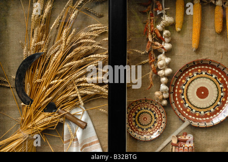 Kunsthandwerk auf dem Display in der Altstadt von Plovdiv in Blugaria. Stockfoto