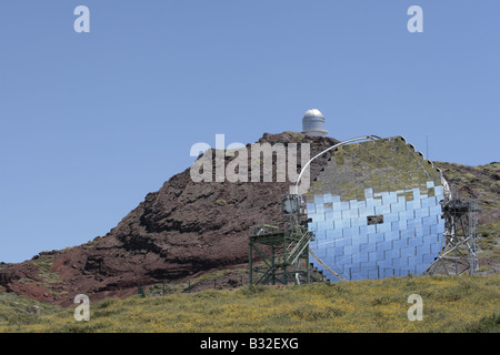 Die Astrophysik-Labor auf dem Roque de Los Muchachos 2396 m über dem Meeresspiegel auf La Palma-Kanarische Inseln-Spanien Stockfoto