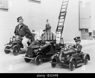 DREI-ALARM FEUER Stockfoto