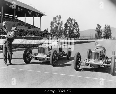 STARTEN SIE IHRE MOTOREN Stockfoto