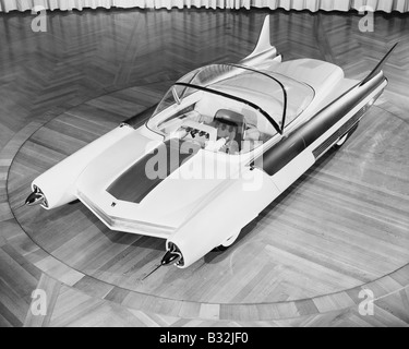 Futuristisches Auto circa Ende der 1950er Jahre bis Anfang der 1960er Jahre Stockfoto