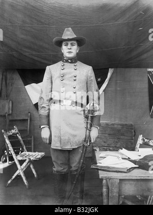 CONFEDERATE OFFICER Stockfoto