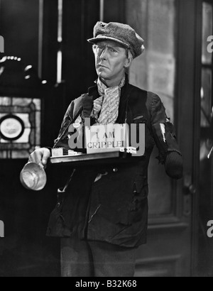 Porträt von männlichen amputierten betteln Stockfoto