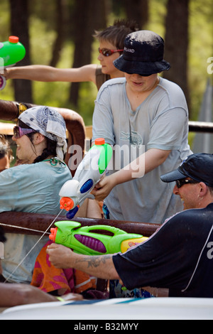 Jeep Safari Waterfights rund um die Türkei Icmeler Marmaris Mugla Stockfoto