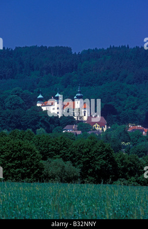 Schloss Artstetten, Schloss Artstetten, Stadt von Artstetten, Artstetten, Niederösterreich, Lower Austria Land, Österreich, Europa Stockfoto