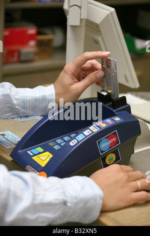 bargeldlose Zahlung Stockfoto