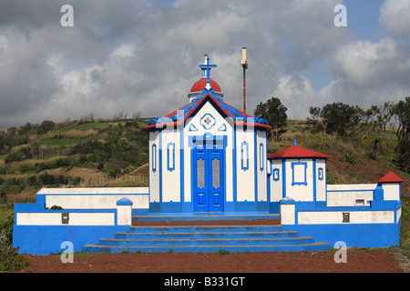 Nossa Senhora Monte Kapelle in Agua de Pau. Insel Sao Miguel, Azoren, Portugal Stockfoto