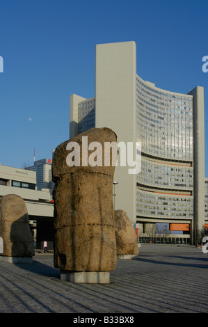 UN-Zentrum in Wien Stockfoto