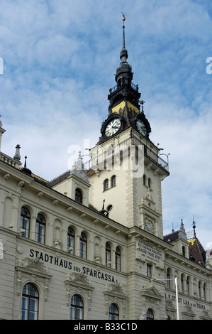 Rathaus in Laa an der Thaya Stockfoto