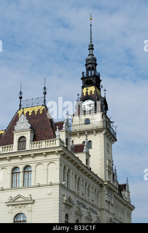 Rathaus in Laa an der Thaya Stockfoto