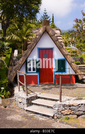 Altes traditionelles Haus auf Madeira Stockfoto