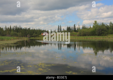 See in der Nähe von Yellowknife, Northwest Territories Stockfoto