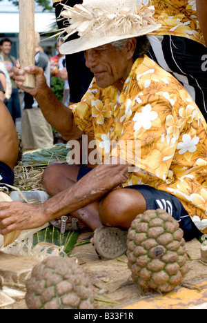 Cookinseln Rarotonga Avarua Verfassung Day Festival parade Stockfoto