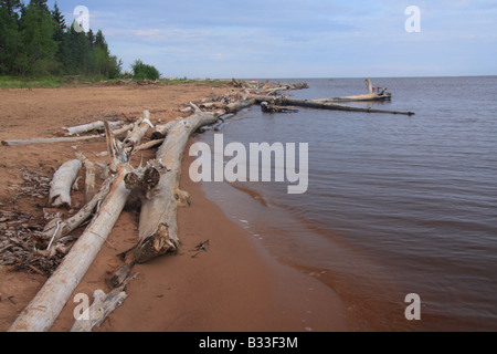 Great Slave Lake in Hay River, Nordwest-Territorien Stockfoto