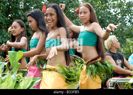 Cookinseln Rarotonga Avarua Verfassung Day Festival parade Stockfoto