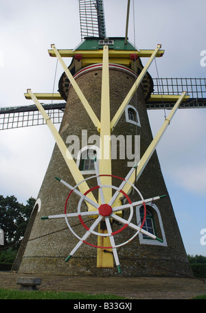 Windmühle Domburg-Walcheren-Zeeland-Niederlande Stockfoto