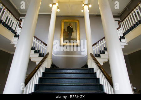 Innenraum der Faneuil Hall Geburtsort von Liberty Boston, Massachusetts Stockfoto