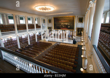 Innenraum der Faneuil Hall Geburtsort von Liberty Boston, Massachusetts Stockfoto