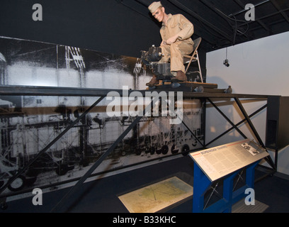 Texas Midland Commemorative Air Force American Airpower Heritage Museum Weltkrieg Ära Bombardier Trainingssimulator Stockfoto