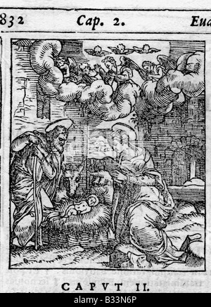 Illustration von alten Buch der Bibel gedruckt in Venedig Italien 1573 Stockfoto