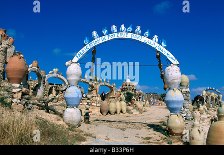 Keramik in Guellala Djerba Insel Tunesien Stockfoto